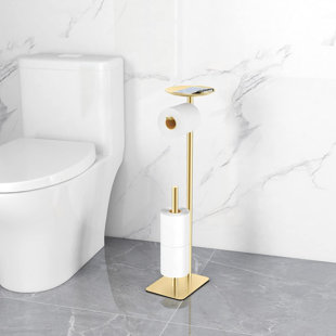 RON TRADING Free Standing Toilet Paper Holder