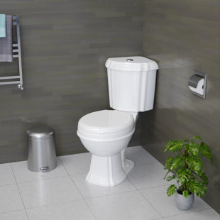 THE RENOVATORS SUPPLY INC. Sheffield Corner 2-Piece 0.8 GPF/1.6 GPF WaterSense Dual Flush Corner Toilet