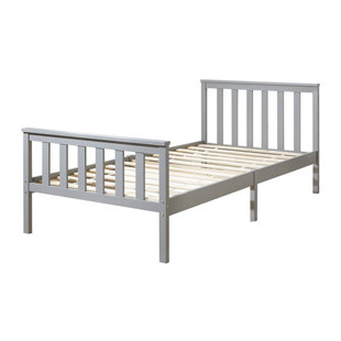 THREE POSTS Aadi Solid Wood Shaker Bed Frame