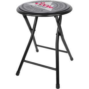 MILLER COORS Metal Utility Stool