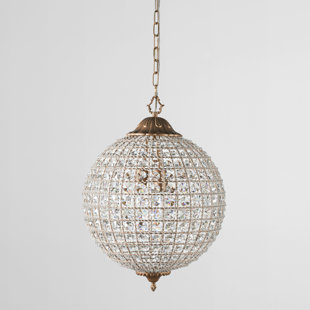 CLASSIC HOME Cimberleigh 3 - Light Single Globe Chandelier