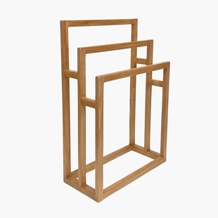 ASTA FURNITURE, INC. Wood 3 Freestanding Towel Stand