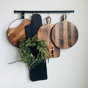 MEANS4MODES “Burnt Sienna” - Serving Board Collection 4 Set - Organic Wall Décor