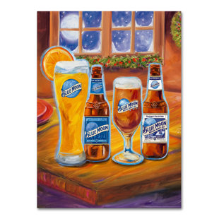 MILLER COORS Modern & Contemporary On Canvas Print