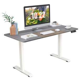 INBOX ZERO Adjustable Metal Base Standing Desk
