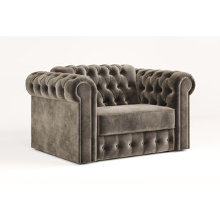 JAYBE (STEVRO) 2-Sitzer Schlafsofa Chesterfield aus Samt