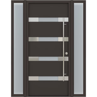 BELLDINNI Aura 81.7'' Steel Front Entry Doors