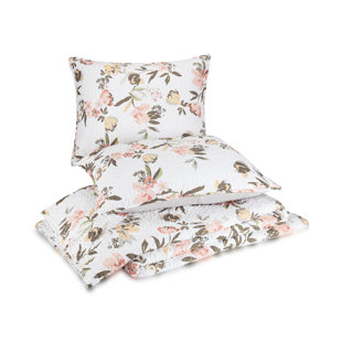 JESSICA SIMPSON HOME Sunkissed Floral Microfiber Quilt Set