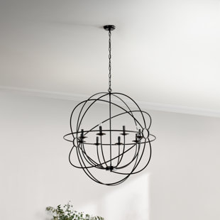CLASSIC HOME Obi Iron Chandelier