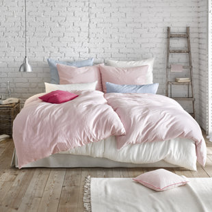 FLEURESSE Halbleinen Provence Reversible Duvet Cover Set