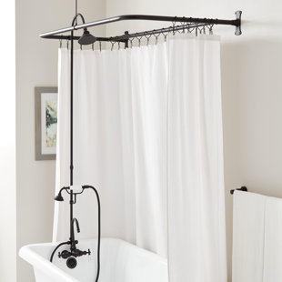 SIGNATURE HARDWARE Gooseneck 60" Tub & Shower Faucet