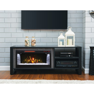 GREENTOUCH HOME Washburn 56" TV Stand for TVs up to 60-inch TV with Fireplace Included