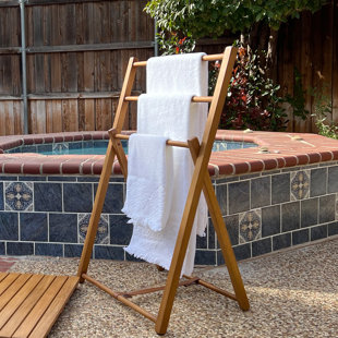 ASTA FURNITURE, INC. Wood 3 Freestanding Towel Stand