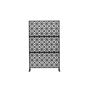 EASCOM Outdoor Privacy Screen 3 - Panel Folding Room Divider Freestanding-