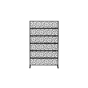 EASCOM 71.5'' H x 47.2'' W Outdoor Privacy Screen 6 - Panel Folding Decorative Room Divider Freestanding