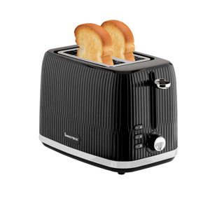 INNOTECK 2 Slice Toaster in Glossy Ridged Textured Body and Stainless Steel Mechanism