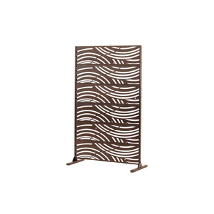 EASCOM 71.5"H X 47.2"W Outdoor Privacy Screen Freestanding, Decorative Room Divider