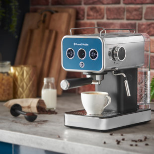 Russell Hobbs Distinctions Espresso Machine 15 Bar Pressure with Steam Wand