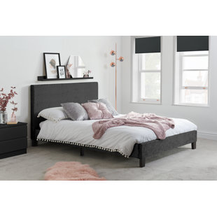 SYMPLE STUFF Berlin Double Fabric Bed with Mattress