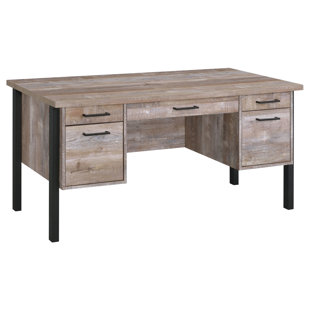 MILLWOOD PINES Adanely Metal Base Computer Desk