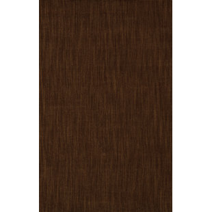 BAYOU BREEZE Acevevo Handmade Hand Hooked Wool Chocolate Rug