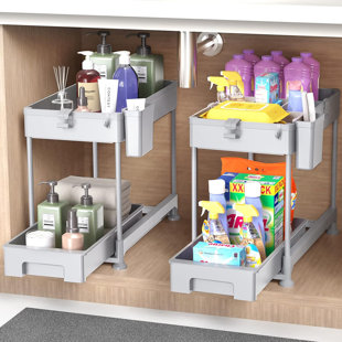 CG INTERNATIONAL TRADING Sliding 2 Tier Under Sink Organizer