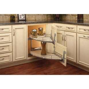 Rev-A-Shelf Contemporary Curve Pull Out Organizer for a Blind Corner Cabinet
