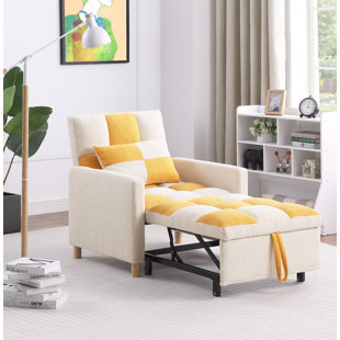 GZMWON Convertible Sleeper Sofa Chair Pull Out Couch Small Couch Small Sofa With a Pillow