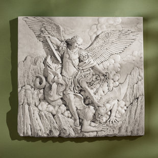 DESIGN TOSCANO St. Michael the Archangel Sculptural Wall Décor