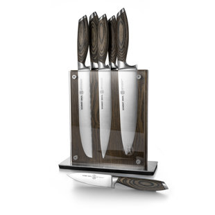 SCHMIDT BROTHERS CUTLERY Schmidt Brothers™ Cutlery Bonded Ash 7-Piece knife Block Set