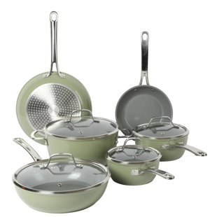 SUR LA TABLE KITCHEN ESSENTIALS 10 - Piece Non-Stick Aluminum Cookware Set