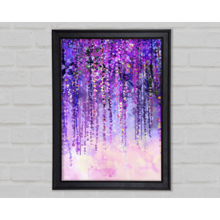 PERSPECTIONS Gerahmtes Leinwandbild Vibrant Willow Tree