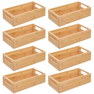 MDESIGN Bamboo Wood Food Storage Container Sets