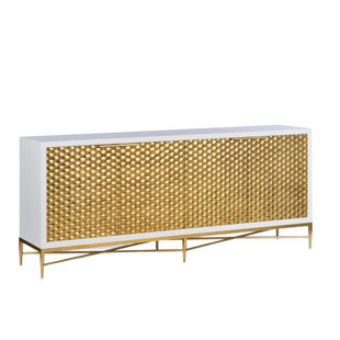 OLIVER HOME FURNISHINGS Honeycomb 86" Sideboard