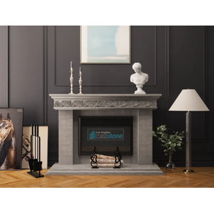 LOS ANGELES CAST STONE Bonaparte Fireplace Surround