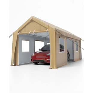 HOMHOUGO 10 Ft. W x 20 Ft. D Garage