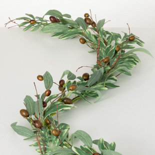 PRIMRUE Rio Artificial 60" Olive Leaf Garland