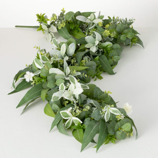 PRIMRUE Ridgewood 60'' in. Faux Eucalyptus Garland