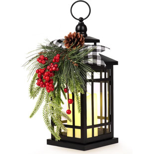 TOCCOLEGGERO 14'' Battery Powered Outdoor Lantern