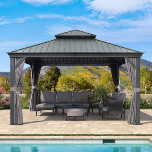 PURPLE LEAF Aluminum Patio Gazebo