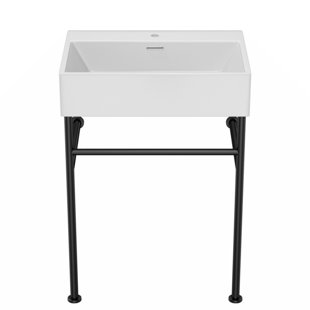 Wenty 17'' Ceramic Rectangular Bathroom Sink