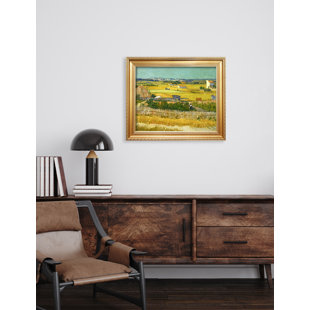 DECORARTS The Harvest, Vincent Van Gogh Art Reproduction. Giclee Print Canvas Art for Wall Decor