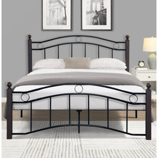 GZMWON Metal Bed Frame with Headboard and Footboard