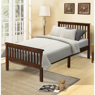 GZMWON Wood Platform Bed Frame with Headboard and Footboard