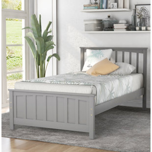 GZMWON Wood Platform Bed, Platform Bed Frame