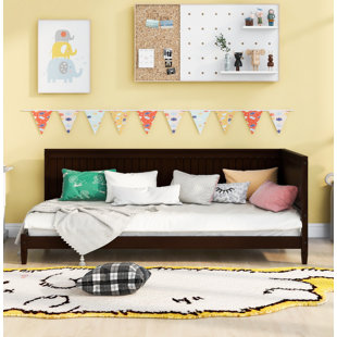 GZMWON Wood Daybed, Sofa Bed Frame, Corner Bed