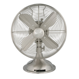 OCEANAIRE HOMEGOODS Hunter Home Comfort Retro 17.6" Oscillating Table Fan