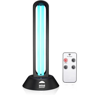 WBM Smart UV Light Sanitizer, UVC Disinfection Blue Lamp,40W Remote Control Ultraviolet Ozone 1 Pc