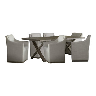 BERNHARDT Highland Park 7 - Piece Trestle Dining Set