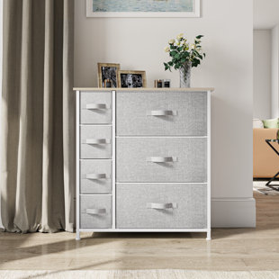 WADE LOGAN® Bosmat Unfinished 7 - Drawer Dresser